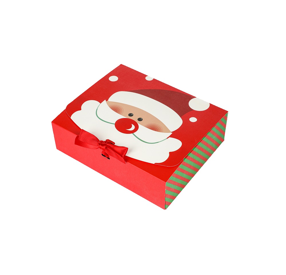 Santa Red Gift Box Large 31 x 24.5 x 8cm - Click Image to Close