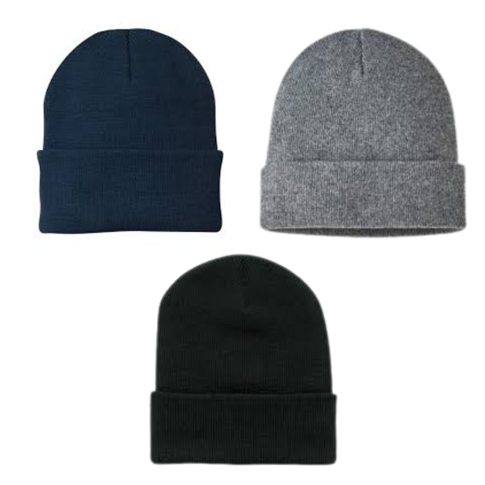 Knitted Adult Polyester Hat ( Assorted Colours ) - Click Image to Close