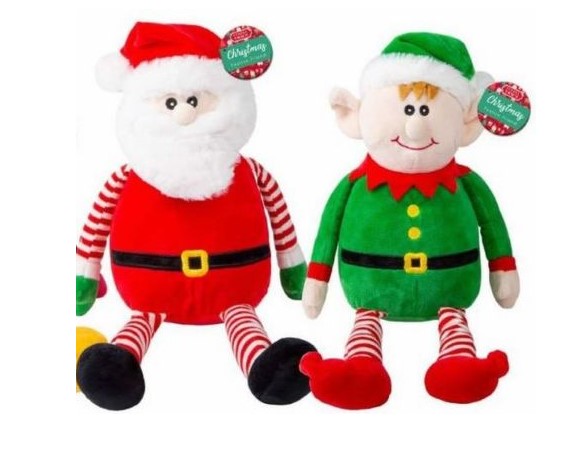 38cm Long Legs Christmas Plush - Click Image to Close