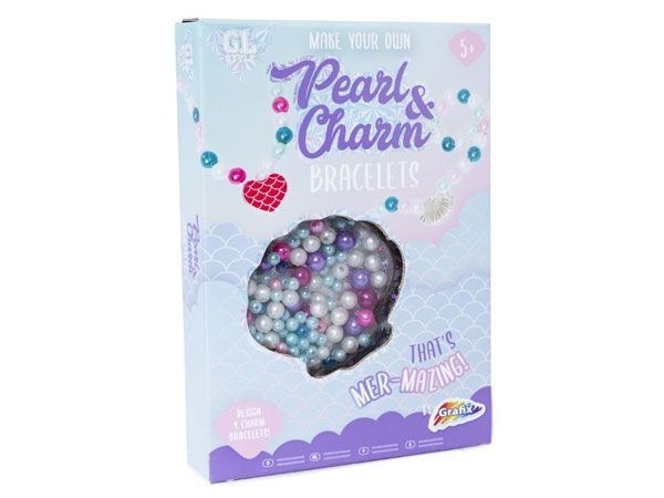 Make Your Own Pearl & Charm Bracelet - Click Image to Close