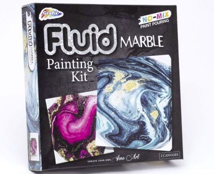 Fluid Marble Painting Kit - Click Image to Close