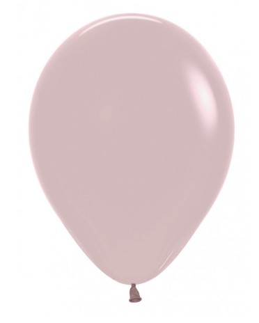 Sempertex 12" Pastel Dusk Rose Latex Balloons 12 Pack - Click Image to Close