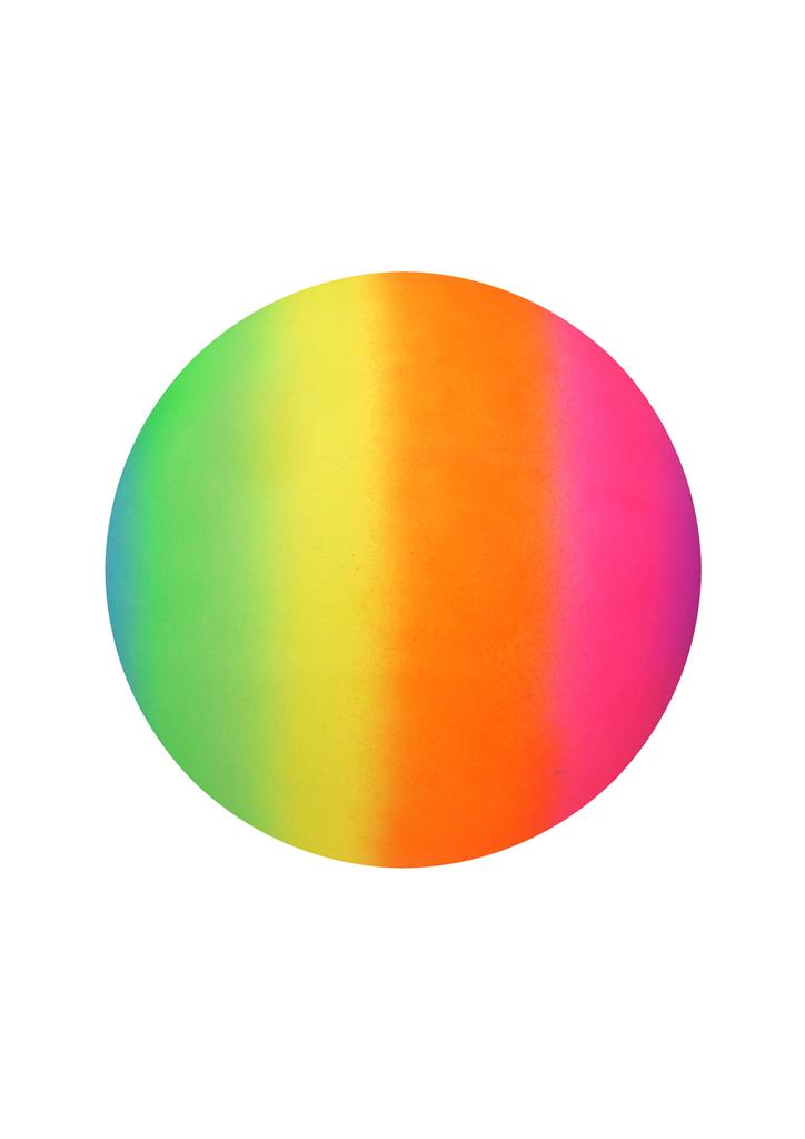 20cm PVC RAINBOW FOOTBALL - Click Image to Close