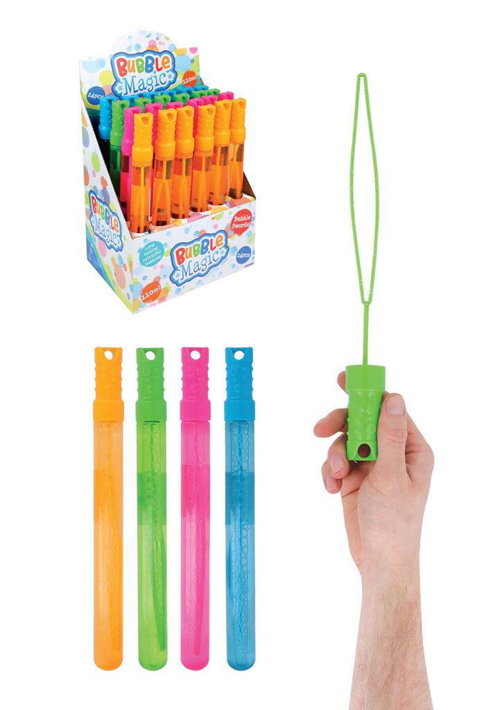 Bubble Magic Sword 36cm 110ml X 24 ( 35p Each ) - Click Image to Close