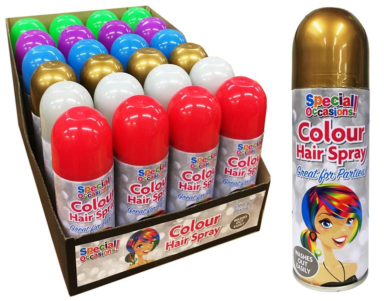 Coloured Hair Spray 200ml - Click Image to Close