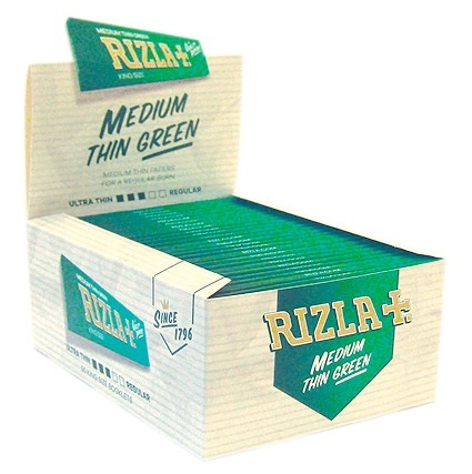 Rizla Green King Size Cigarette Paper 50 Pack - Click Image to Close