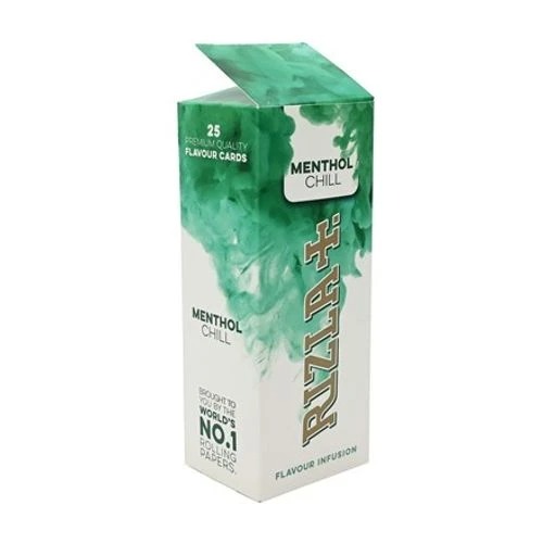 Rizla Premium Flavour Cards Menthol Chill 25 Pack - Click Image to Close