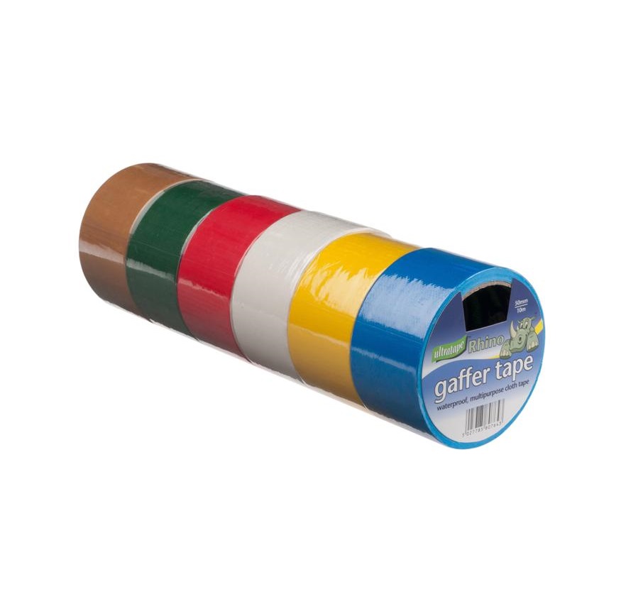 Ultratape Rhino 50mm X 10M Cloth Tape ( Assorted Colours ) - Click Image to Close