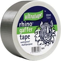 Ultratape Rhino 50mm X 10M Silver Cloth Tape - Click Image to Close