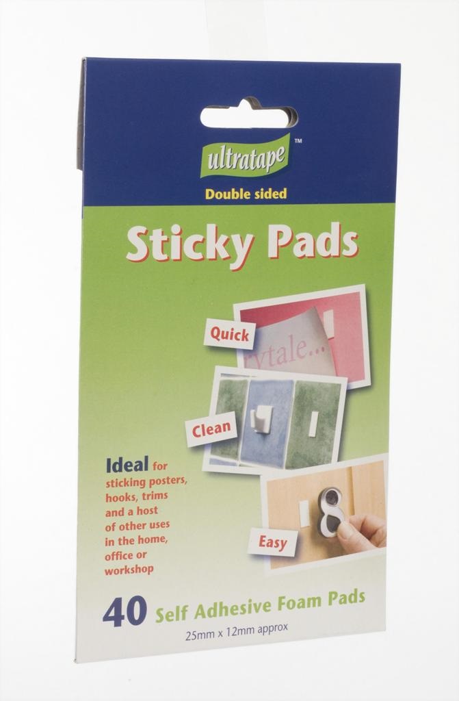 Ultratape Sticky Fixers 40 Pads - Click Image to Close