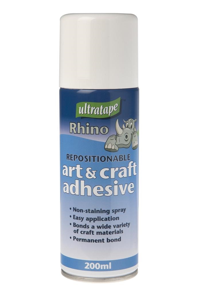 Ultratape Rhino Spray Adhesive Art & Craft 200ml - Click Image to Close