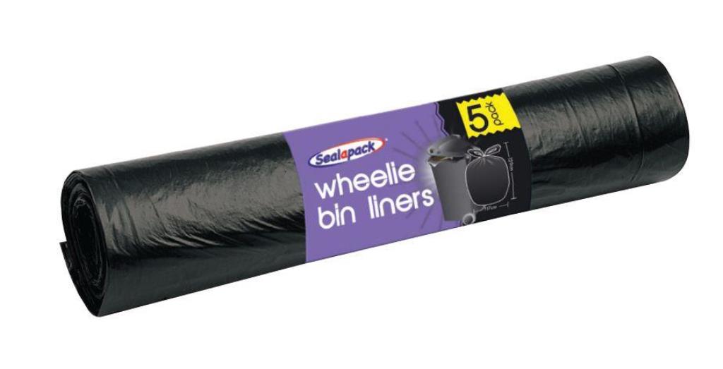 Wheelie Bin Liners 5 Pack - Click Image to Close