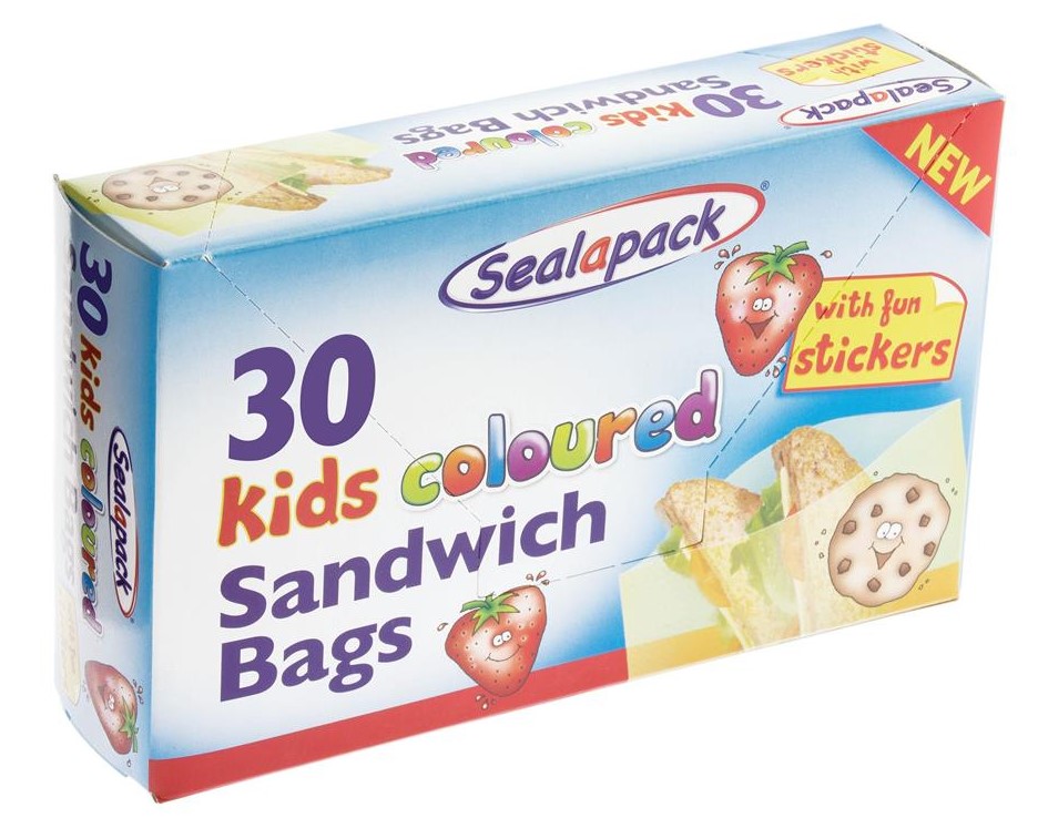 Kids Sandwich Bags 30 Pack - Click Image to Close