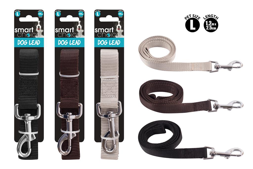 Dog Lead Large 120cm X 2.5cm - Click Image to Close