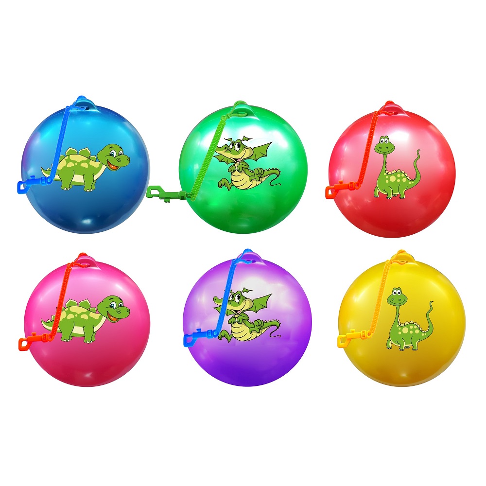 10" ( 25cm ) Dinosaur Fruit Scented Ball With Keychain - Click Image to Close