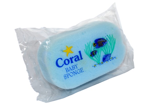 Superbright Coral Baby Sponge - Click Image to Close