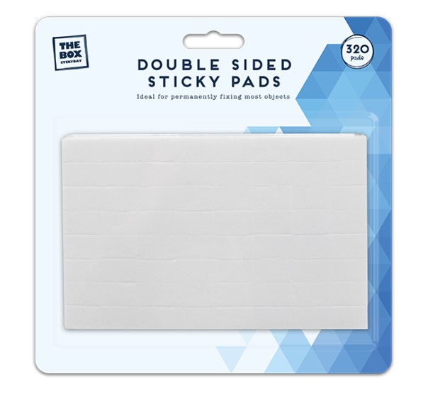 Double Sided Sticky Pads - 320 Pack - Click Image to Close