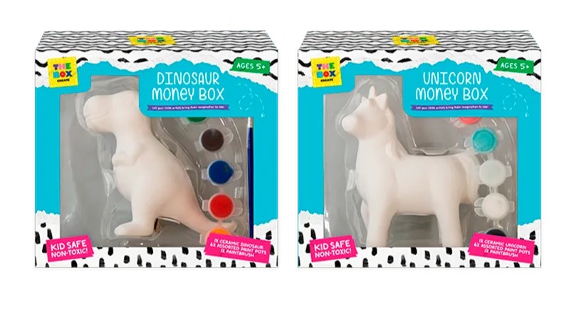 Paint Your Own Plaster Money Box - Click Image to Close