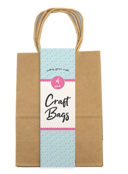 Kraft Bags 4 Pack - Click Image to Close