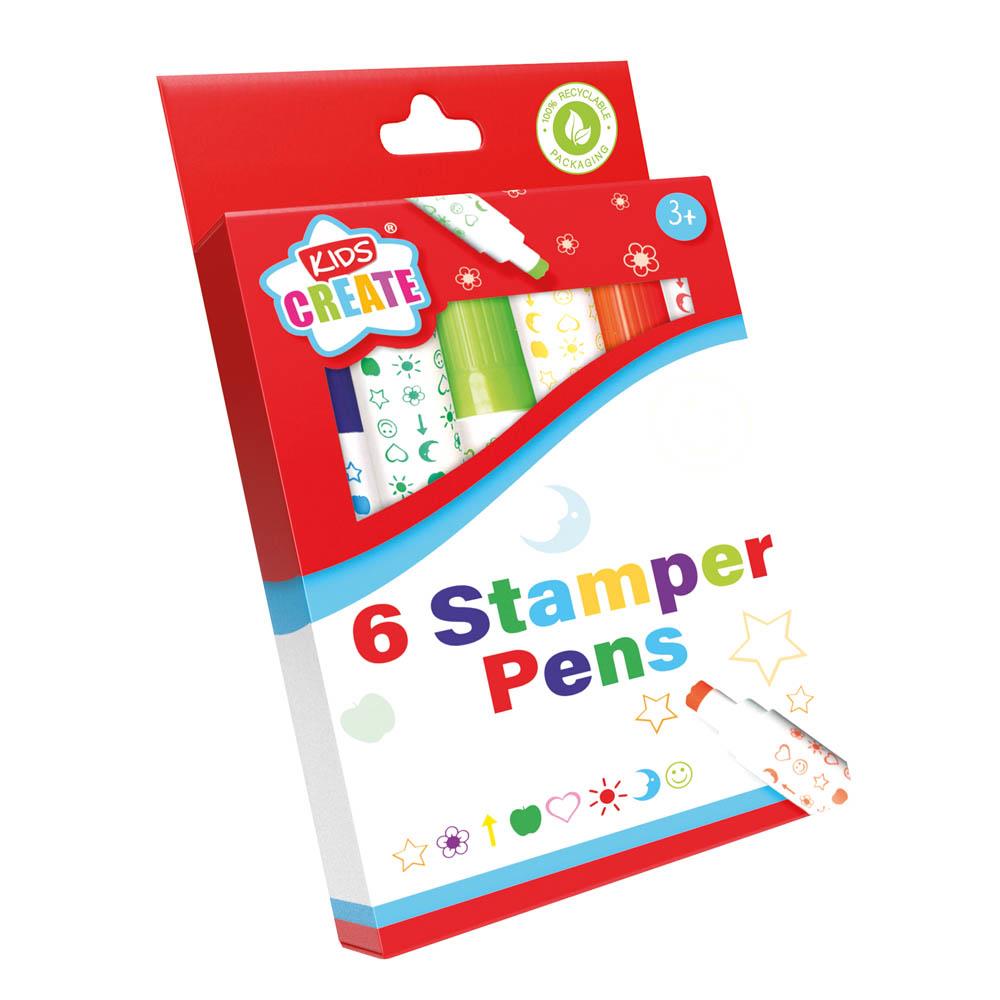 Kids Create Pack 5 Stamper Pens - Click Image to Close