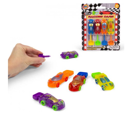 Mini Racing Cars 4 Pack - Click Image to Close