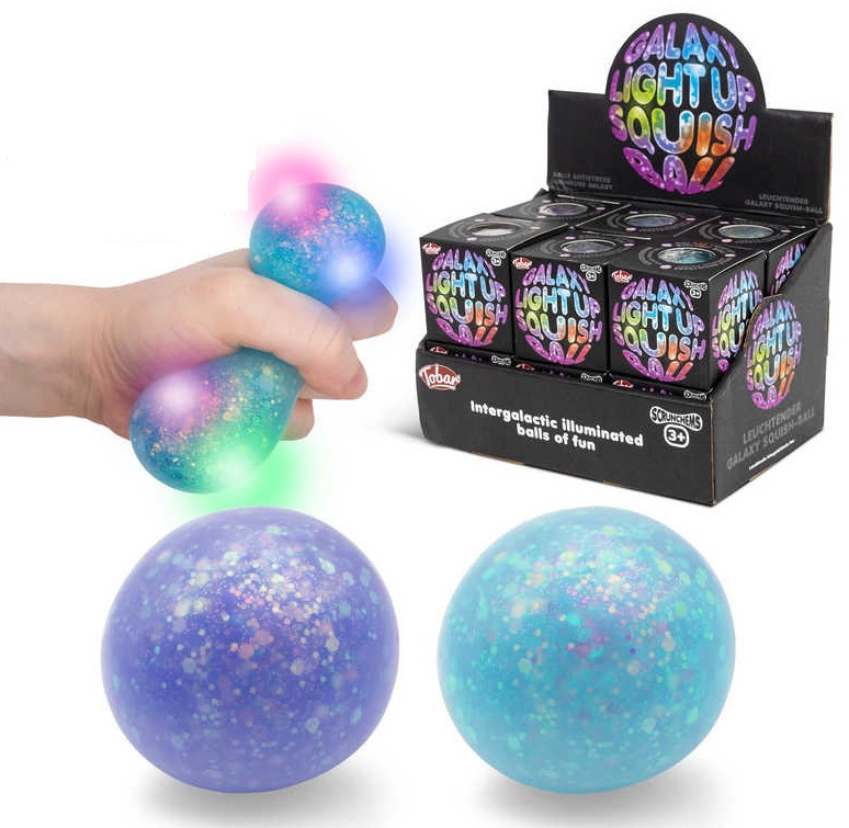 Scrunchems Galaxy Light Up Squish Ball - Click Image to Close
