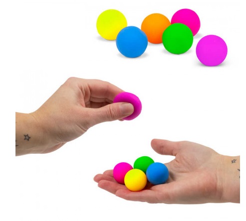 Scrunchems Micro Sugar Maltose Squish Balls 6 Pack - Click Image to Close