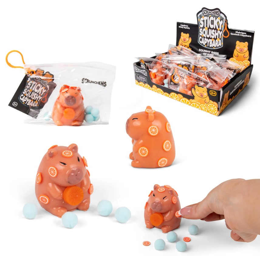 Scrunchems Sticky Squishy Capybara - Click Image to Close