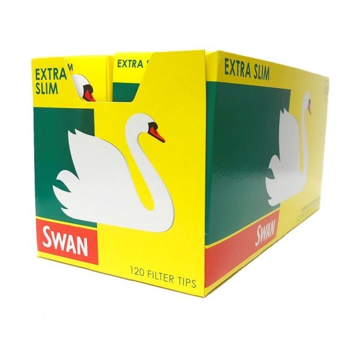 Swan Extra Slim Filter Tips X 20 - Click Image to Close