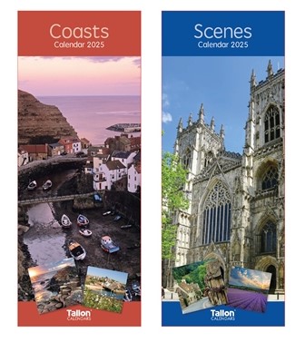 2025 Calendar Super Slim Coasts & Scenes