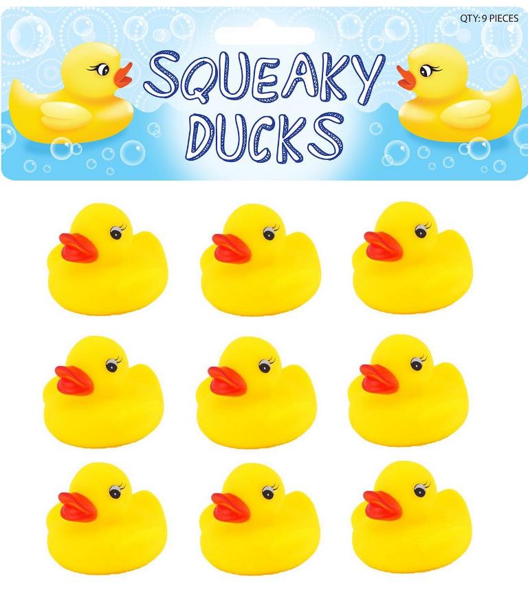 Yellow Squeaky Ducks (5cm) - Click Image to Close