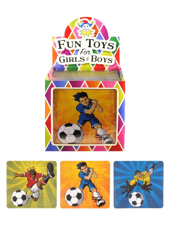Football 13cm X 12cm Puzzle X 108 ( 8p Each ) - Click Image to Close