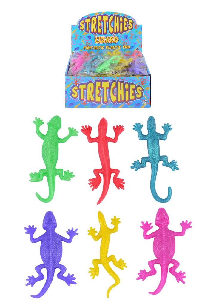 Stretchies 11cm Lizard X 96 ( 14p Each ) - Click Image to Close