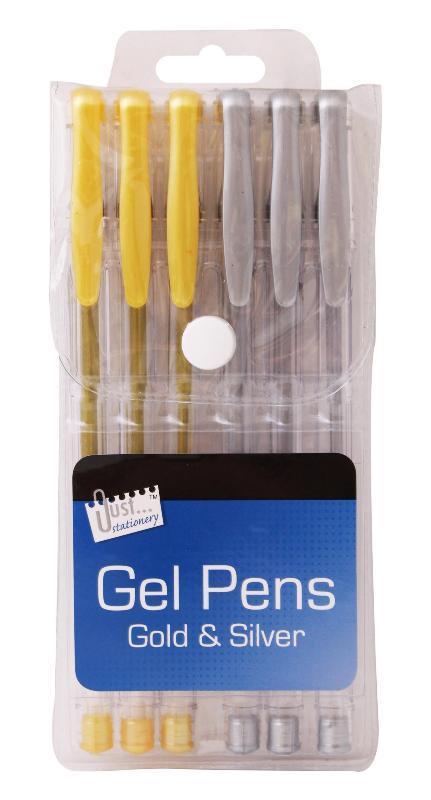 Tallon 6 Silver & Gold Pens - Click Image to Close