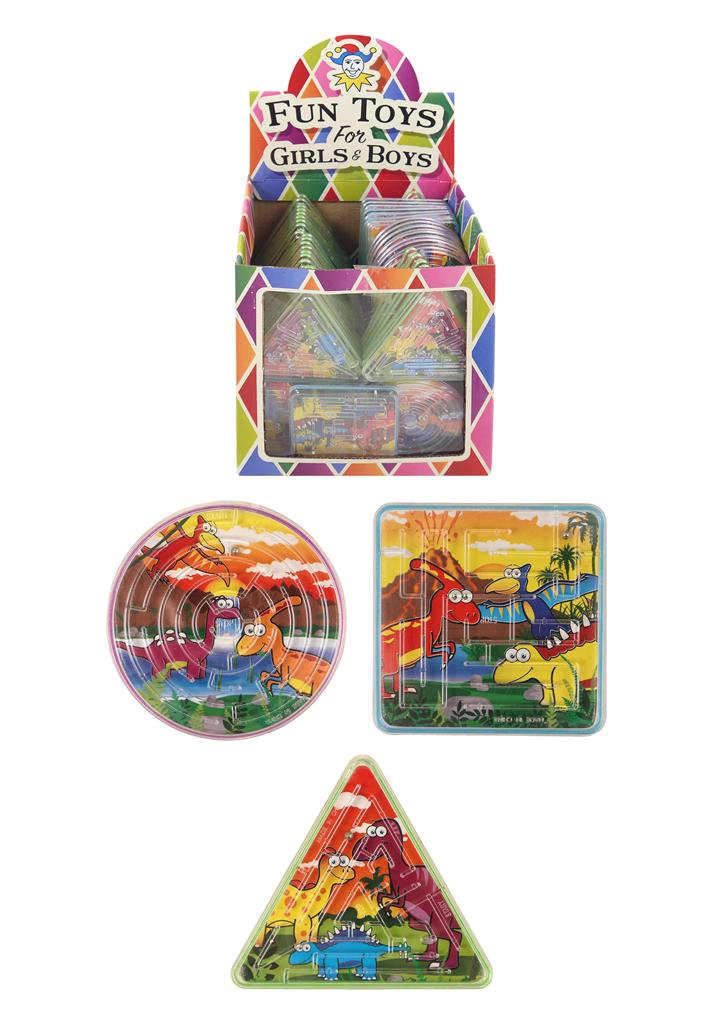 Dinosaur Puzzle Mazes In Assorted Designs x 96 ( 12p Each ) - Click Image to Close