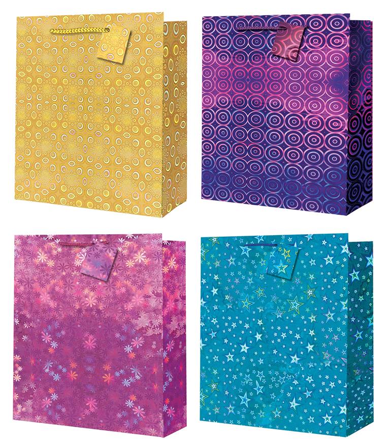 Holographic Gift Bag Extra Large 320mm x 438mm - Click Image to Close