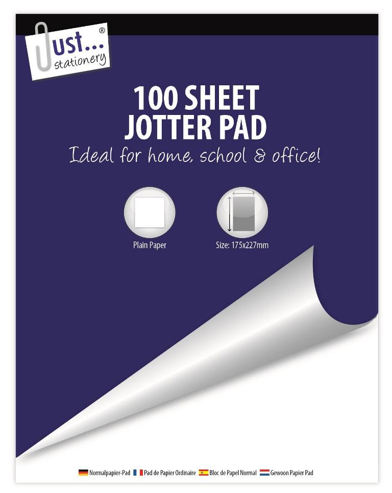 Super Value Jotter Pad 100 Sheet - Click Image to Close