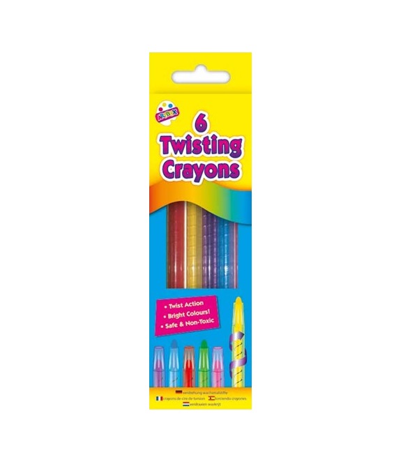 Artbox Twist Action Crayons 6 Pack - Click Image to Close