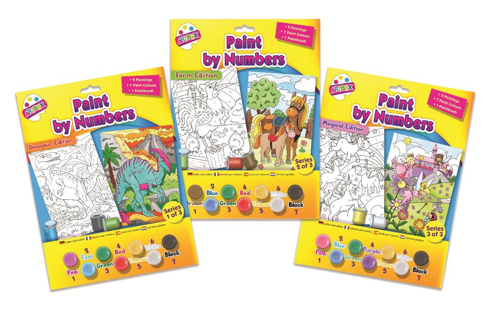 Paint By Numbers Junior 3 Designs - Click Image to Close