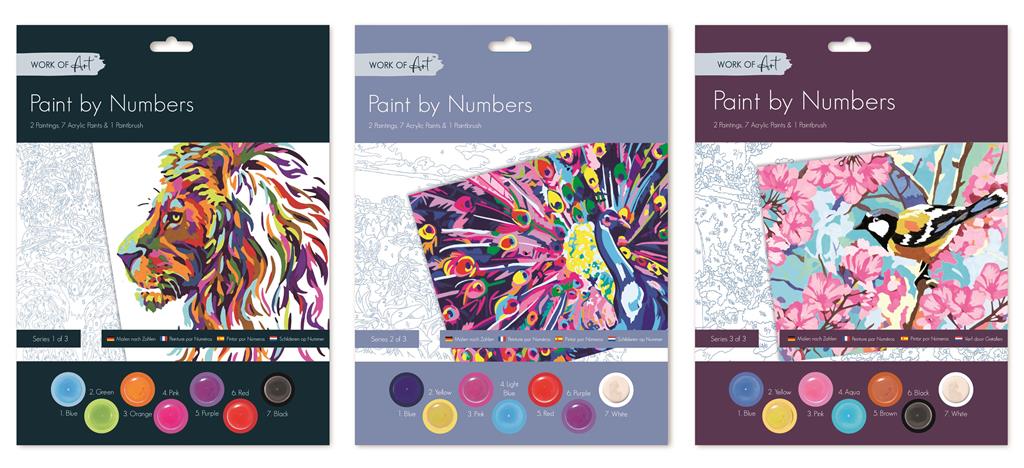 Adult Paint By Numbers ( Assorted Designs ) - Click Image to Close