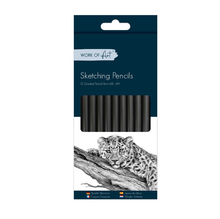 Tallon Graded Sketching Pencils 12 Pack - Click Image to Close