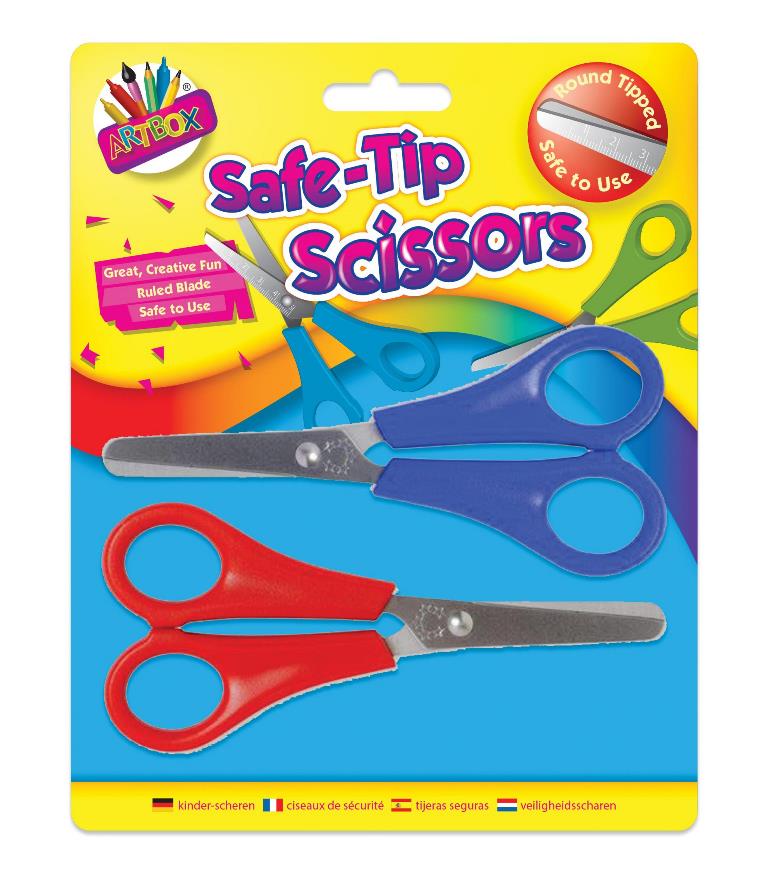 SAFETY SCISSOR 2 PACK - Click Image to Close