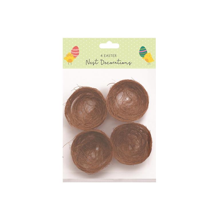4 Pack Easter Decorative Nests - Click Image to Close