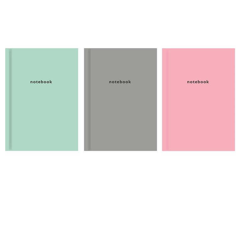 A4 Ruled Hardback Book Pastels - Click Image to Close
