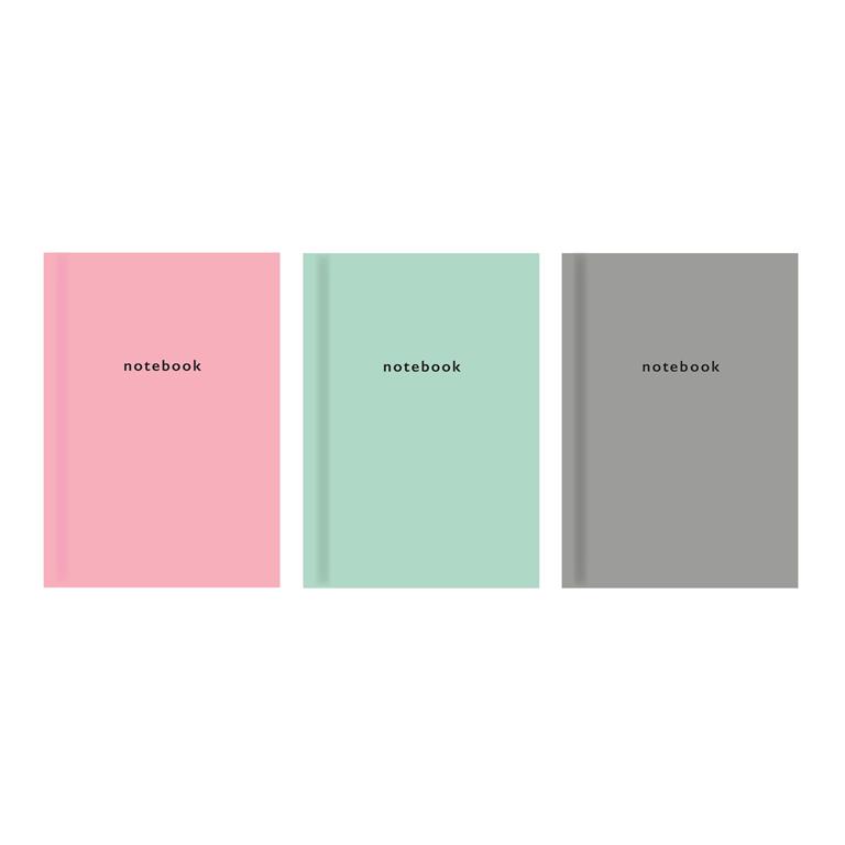 A5 Ruled Hardback Book Pastels - Click Image to Close