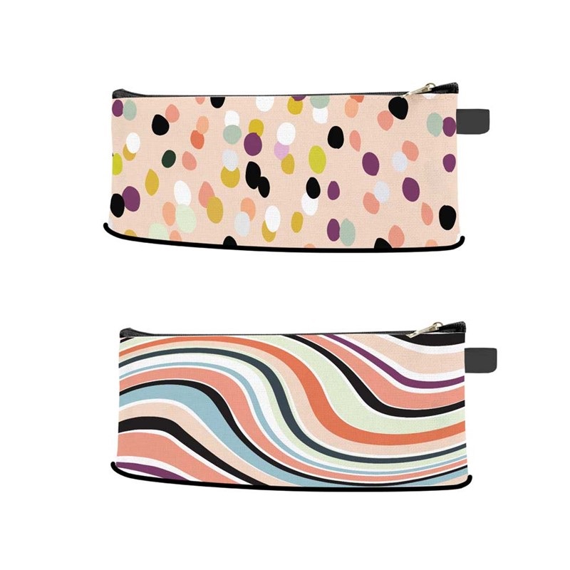 Spot And Swirl Design Pencil Case - Click Image to Close