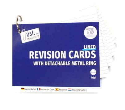 75 Revision Sheets with Metal Ring - Click Image to Close
