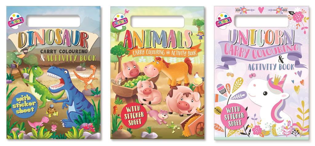 Tallon A4 Carry Colouring & Activity Pad - Click Image to Close