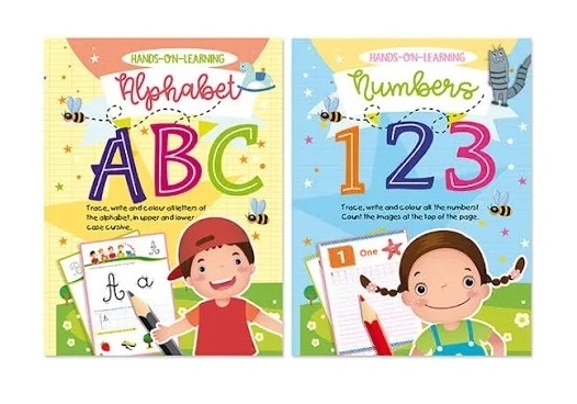 ABC & 123 Colouring & Learn Books (ZERO VAT) - Click Image to Close