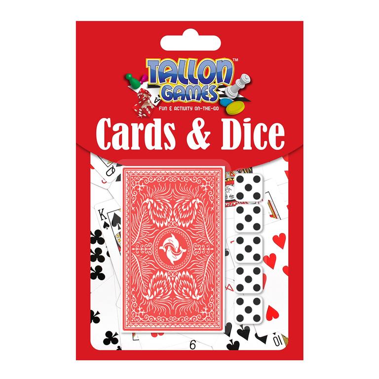 Tallon Playing Cards & 5 Dice - Click Image to Close